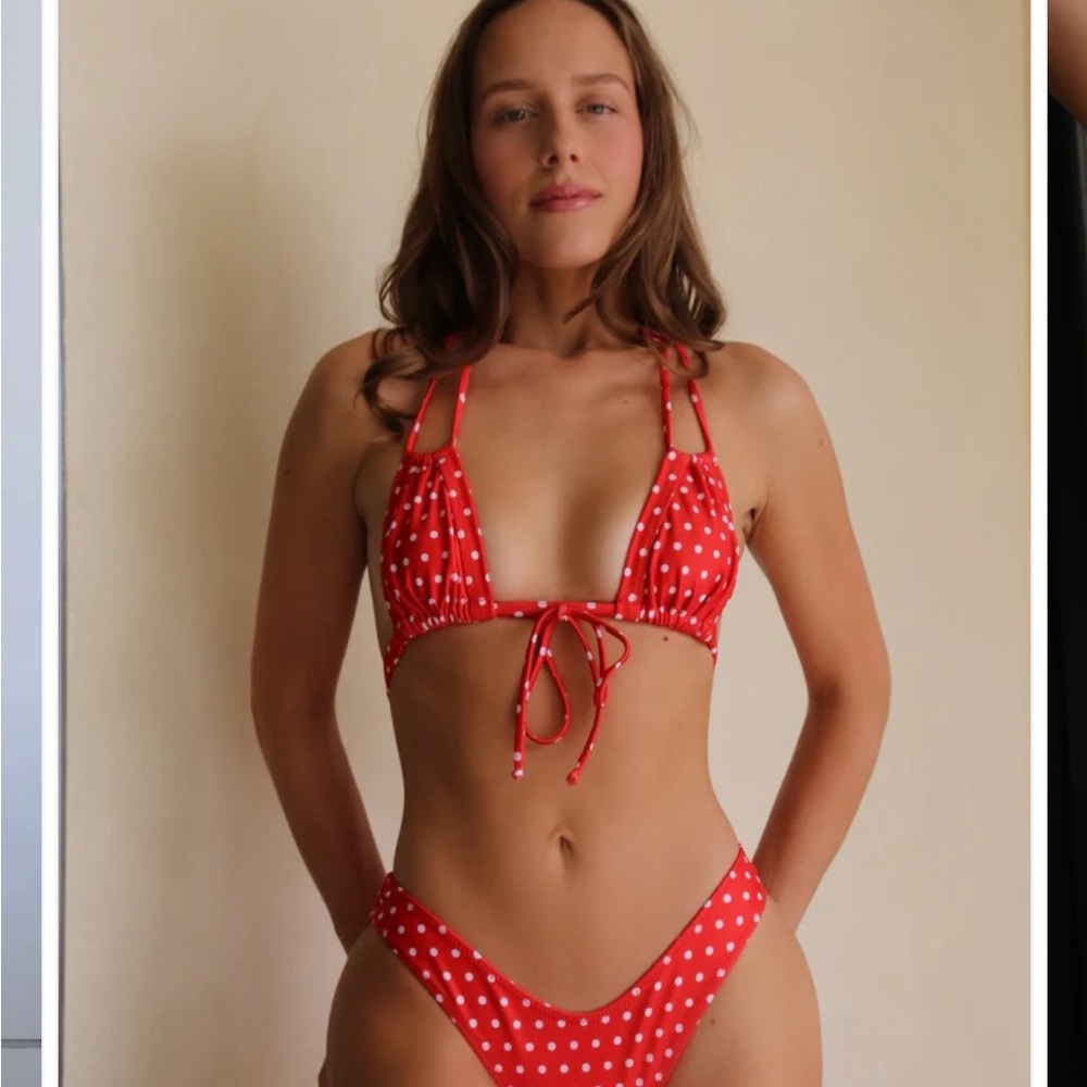 Strawberry Milk Mob Minnie Bikini Top